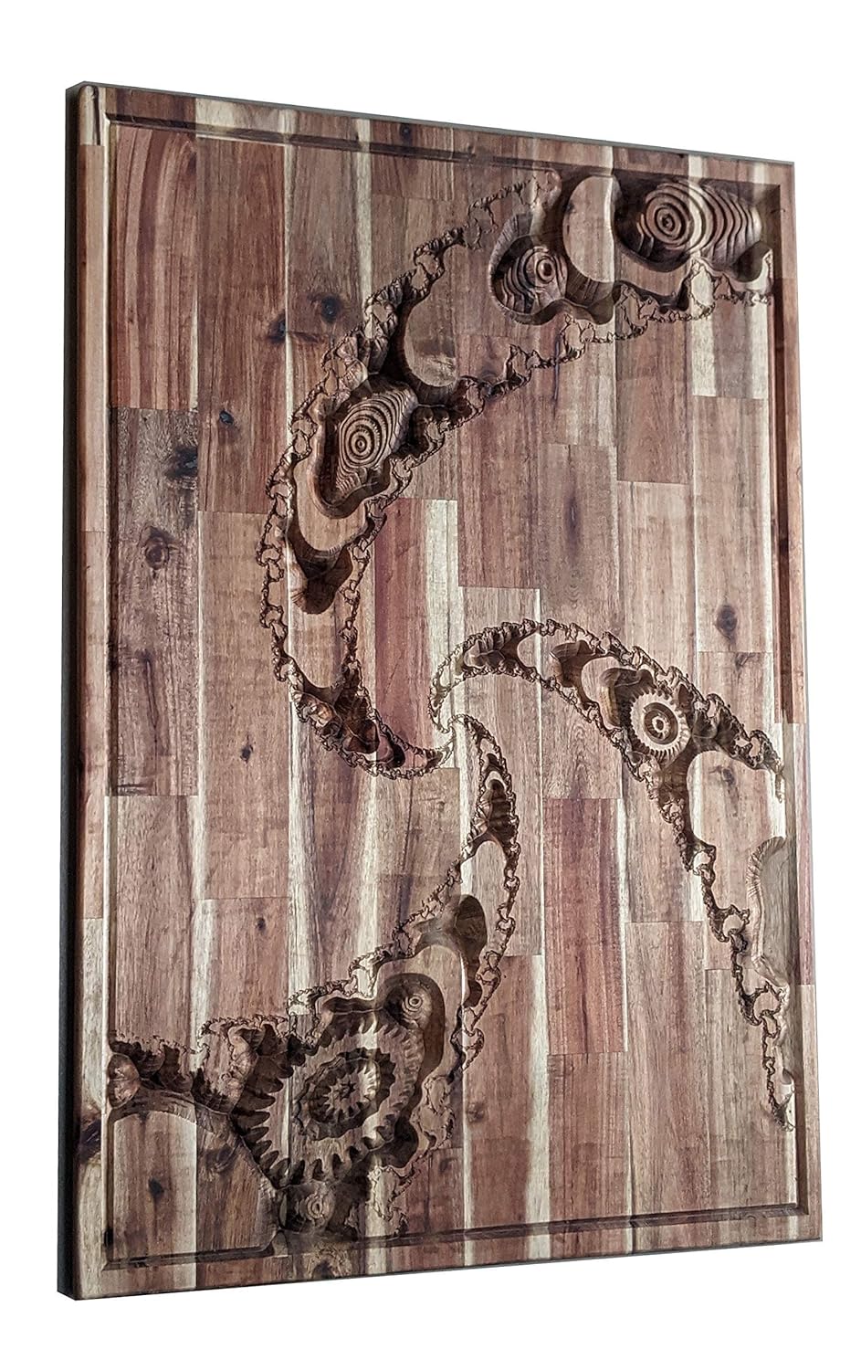 Math Art Mandelbrot Fractal Wall Carving