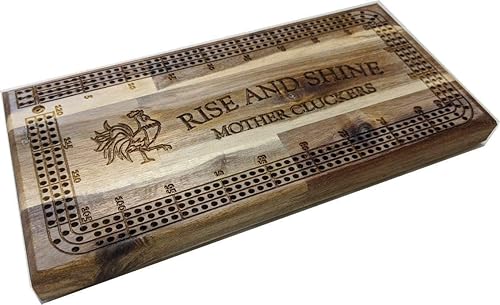 Rise and Shine Cribbage Board