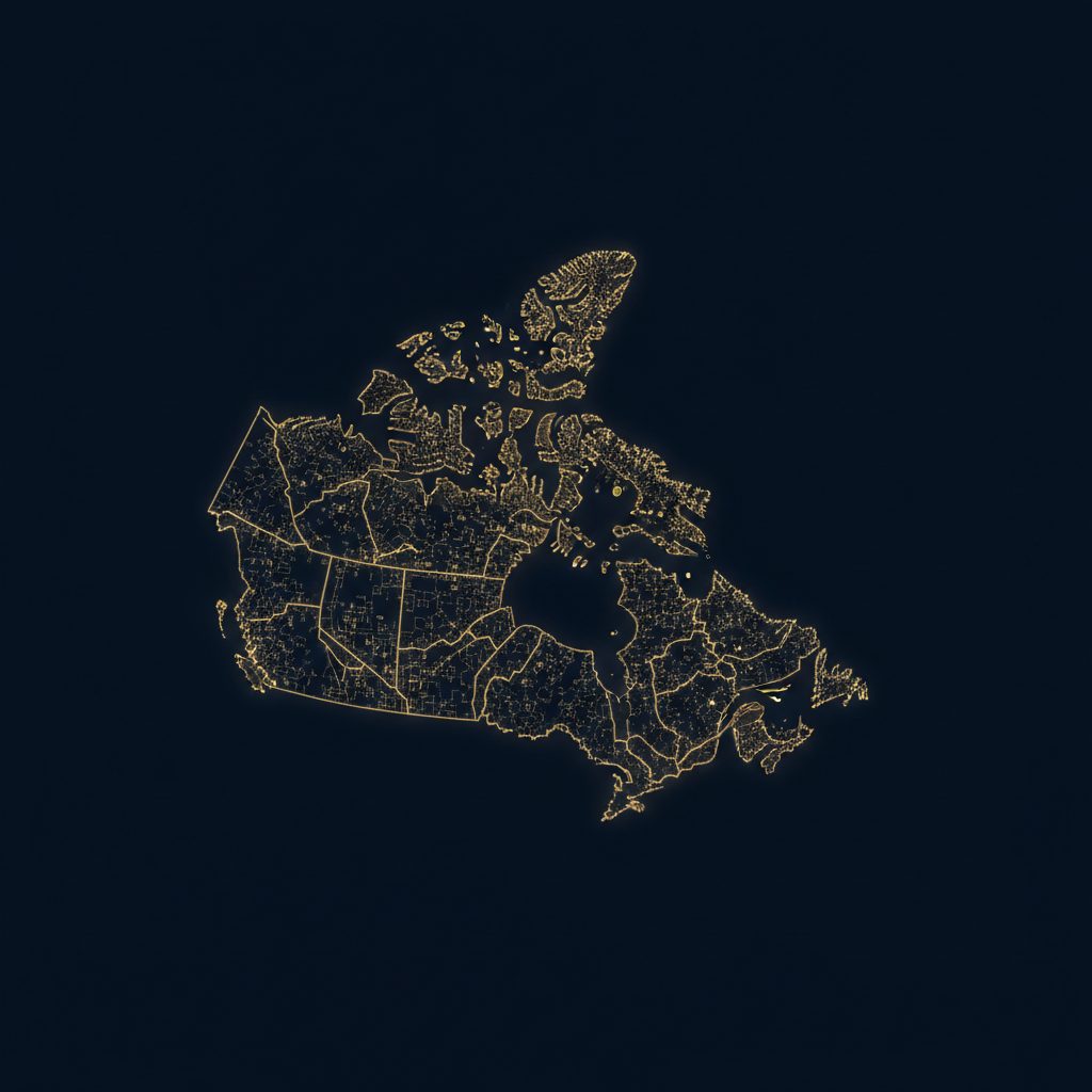 Town Shapes of Canada