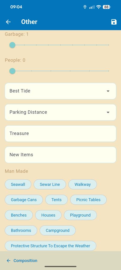 BeachBook map
